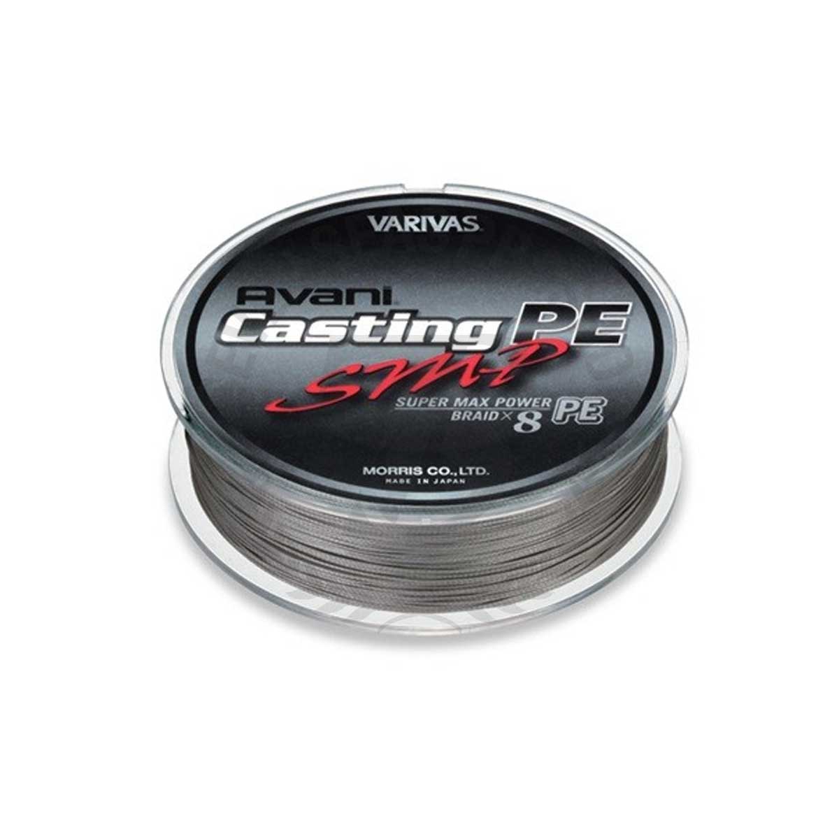 Varivas Avani Casting SMP 200m #PE-5 (Stealth gray-with marking