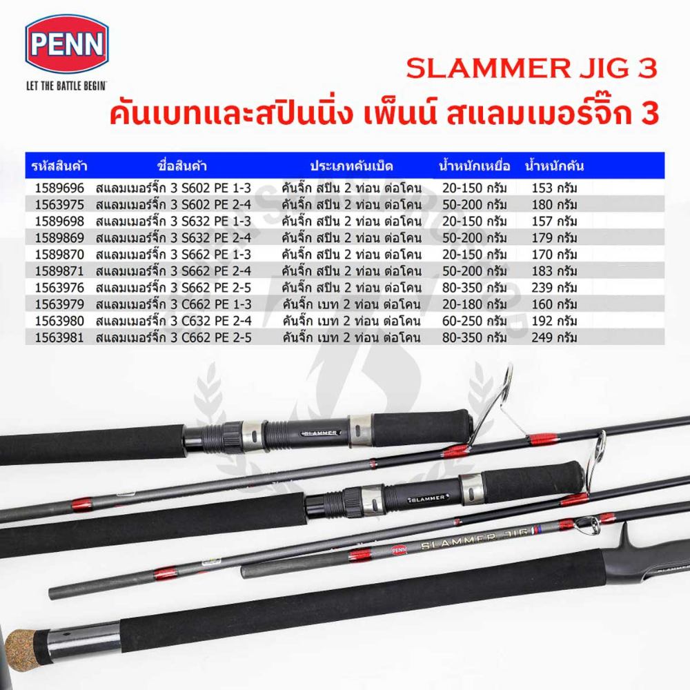 Slammer Jig 2 PSJC662ML A PE2.5 (USED, 8.5/10) – Anglers Central