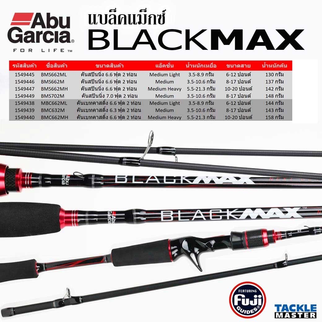 BLACK MAX　BMC662M (ベイトロッド) ブラックマックスBMC662M｜＠ベリーネット 日本最大新品中古釣具