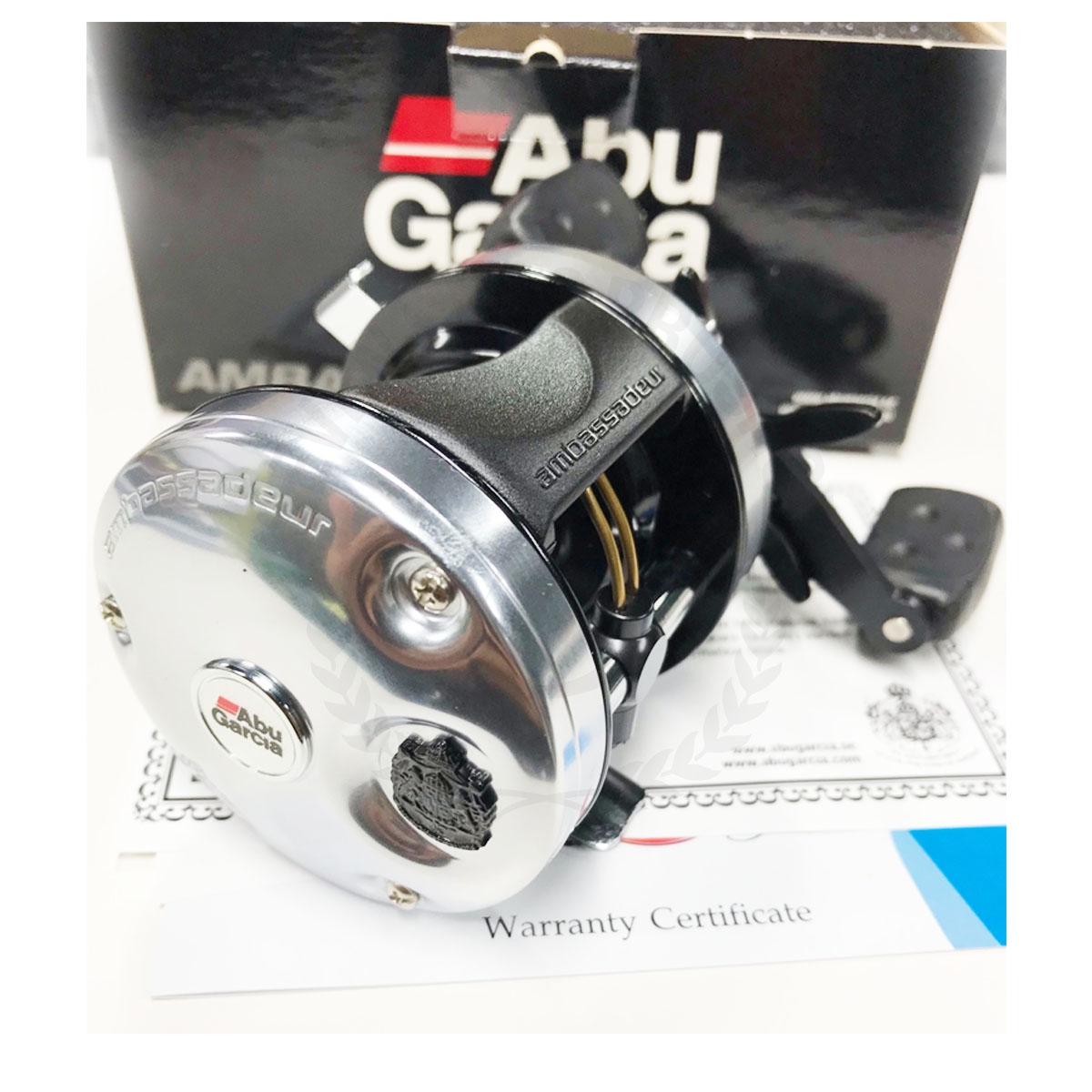 Abu Garcia Ambassadeur 5501C3 AMB5501C3 Silver (Left Hand)*รอกเบท