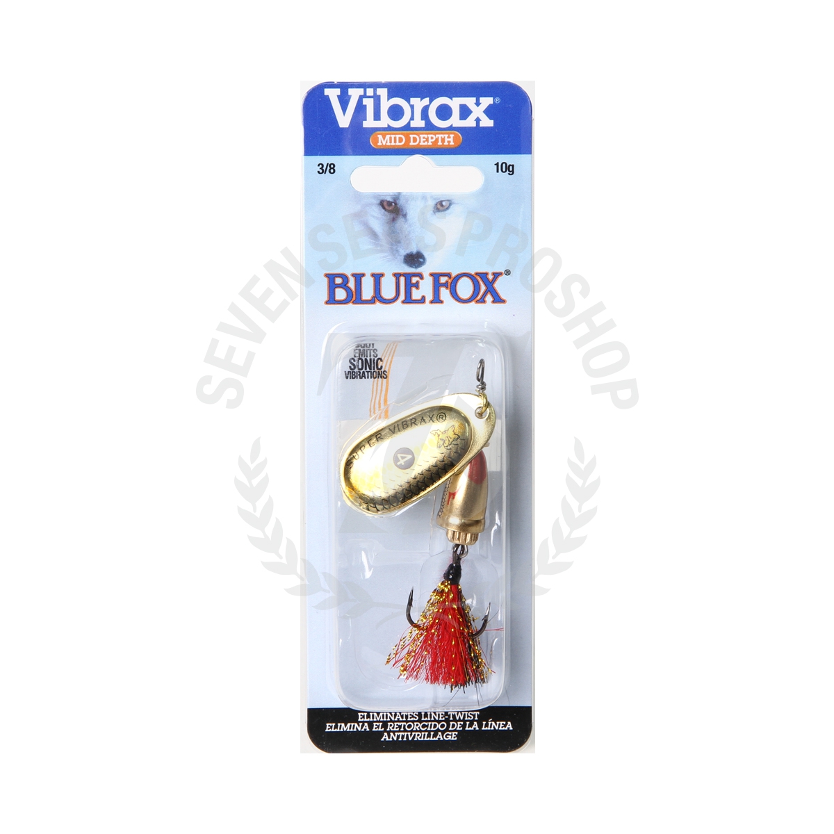 Blue Fox Classic Vibrax – Esche Da Pesca Rotanti Dipinte, 3/8 Oz, Lama Angolata 30°, Vibranti, Antitorsione - 2