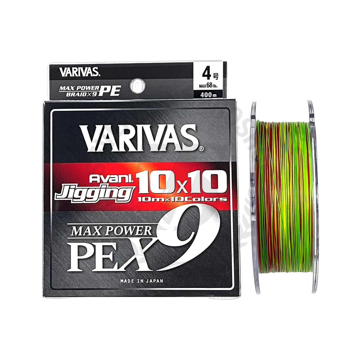 Varivas Avani Jigging 10×10 Max Power PE X9 400m #PE-4 (Multi