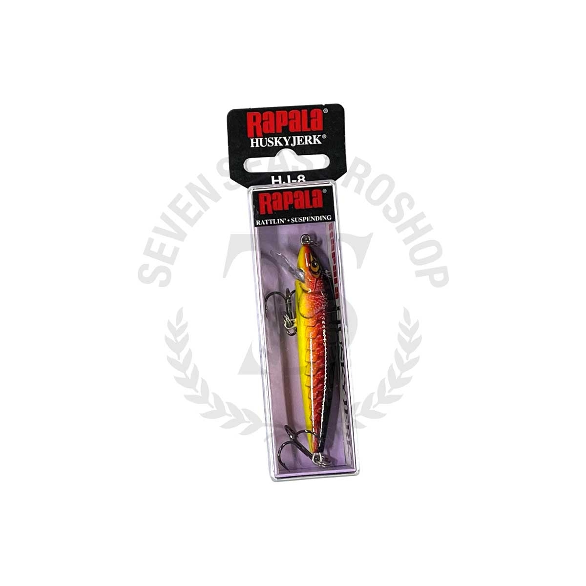 Leurre Rapala Husky Jerk HJ-8 3 1/8″ – Bleu Argenté Suspendu – Fabriqué En Finlande