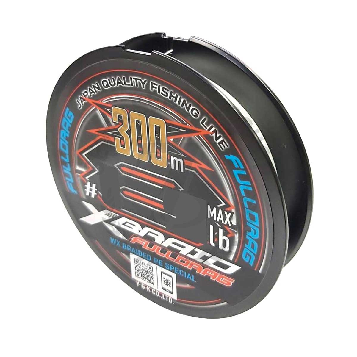 YGK X-Braid Fulldrag X8 300m #PE-6 (White)*สายพีอี - 7 SEAS