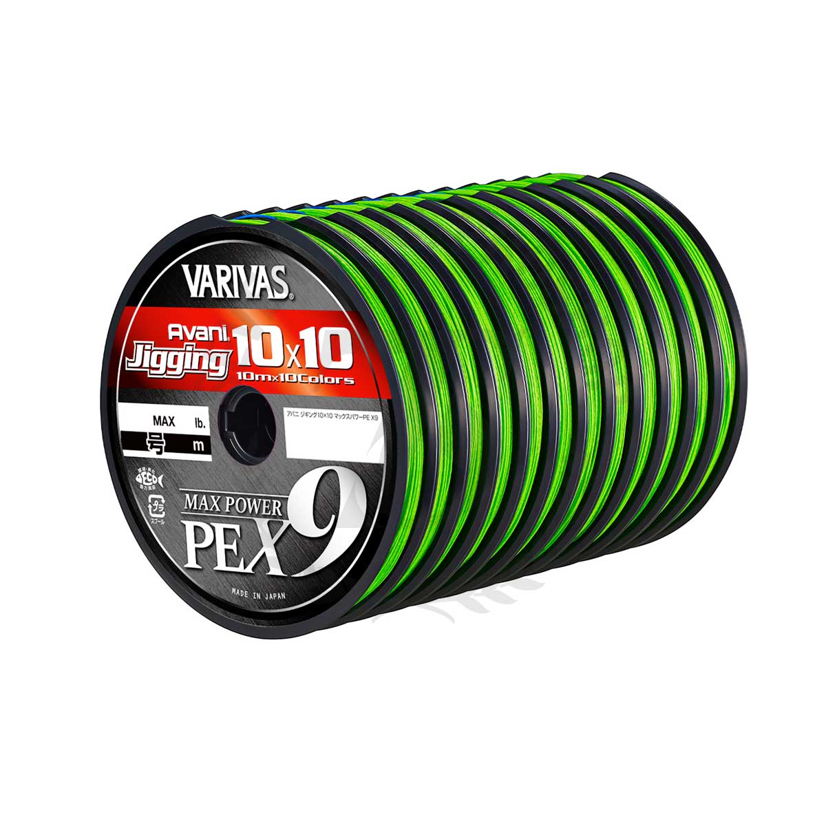 Varivas Avani Jigging 10×10 Max Power PE X9 100m #PE-8