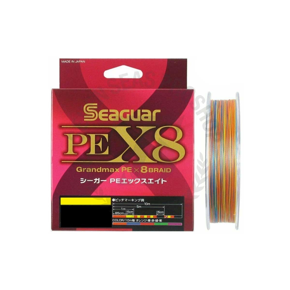 Seaguar Grandmax PE X8 150m #PE-1 (Multi Color)*สายพีอี - 7