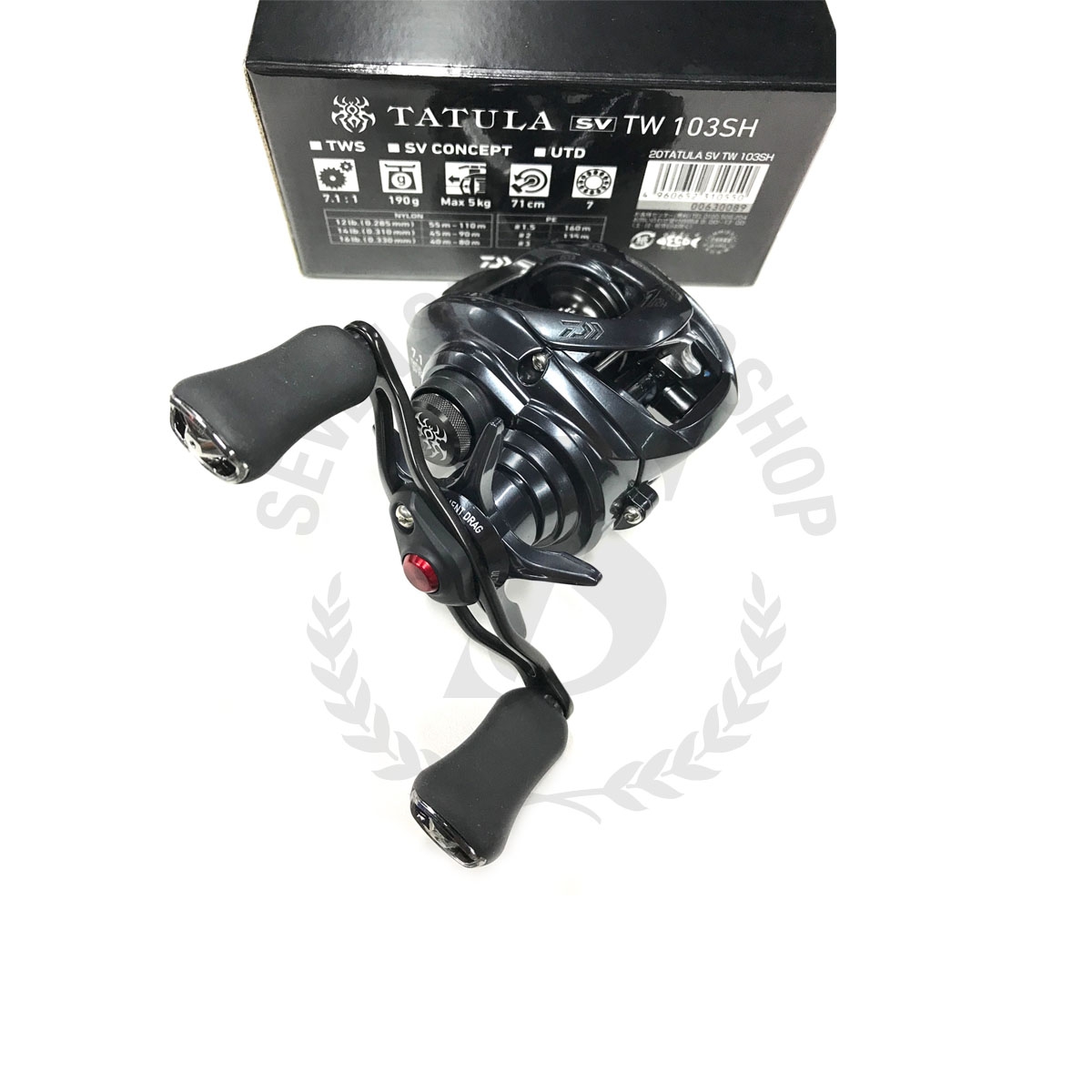 Daiwa TATULA SV TW*20 TW103SH (Righ Hand)*รอกเบทแคสติ้ง/หยด