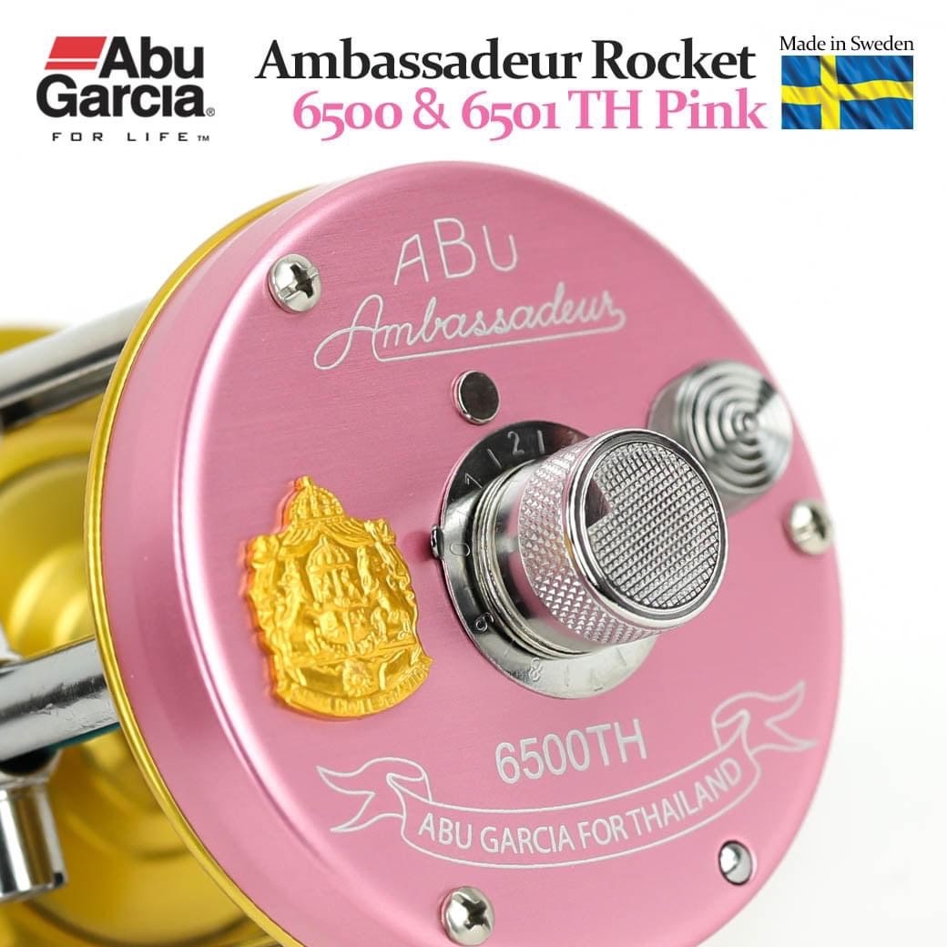 Abu Garcia Ambassadeur Rocket 6500TH Pink (Right Hand)*รอกเบทแคส