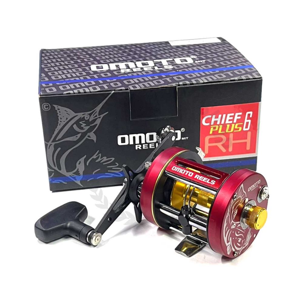 omoto reel チーフmvp 5500 右 CHIEF 雷魚リール オモト