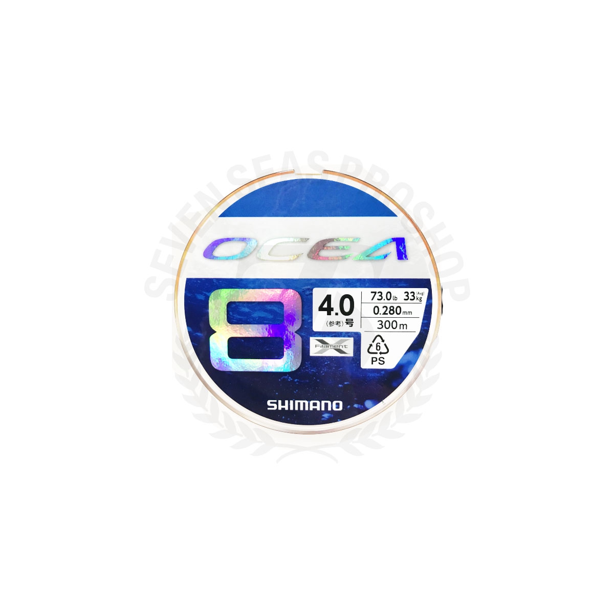 Shimano OCEA 8 PE SW Concept Navy Heat Sink Coating Fishing