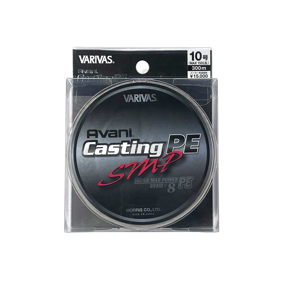 Varivas Avani Casting SMP 300m #PE-10 (Stealth gray-with