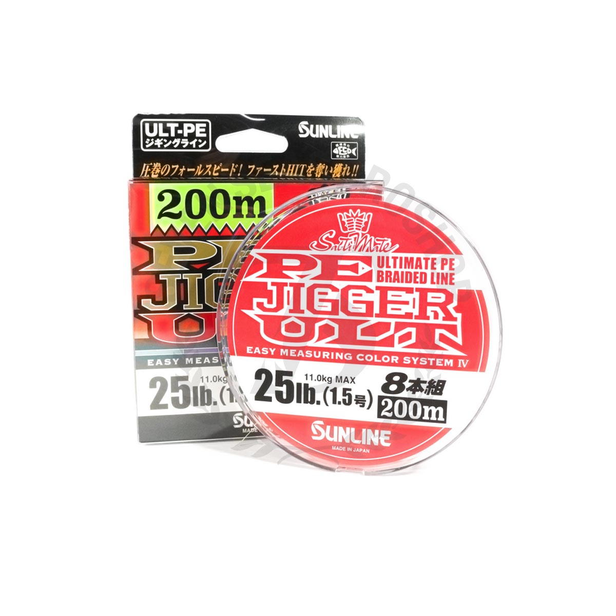 SUNLINE PEX8 JIGGER ULT-200m #PE1.5*สายพีอี - 7 SEAS PROSHOP