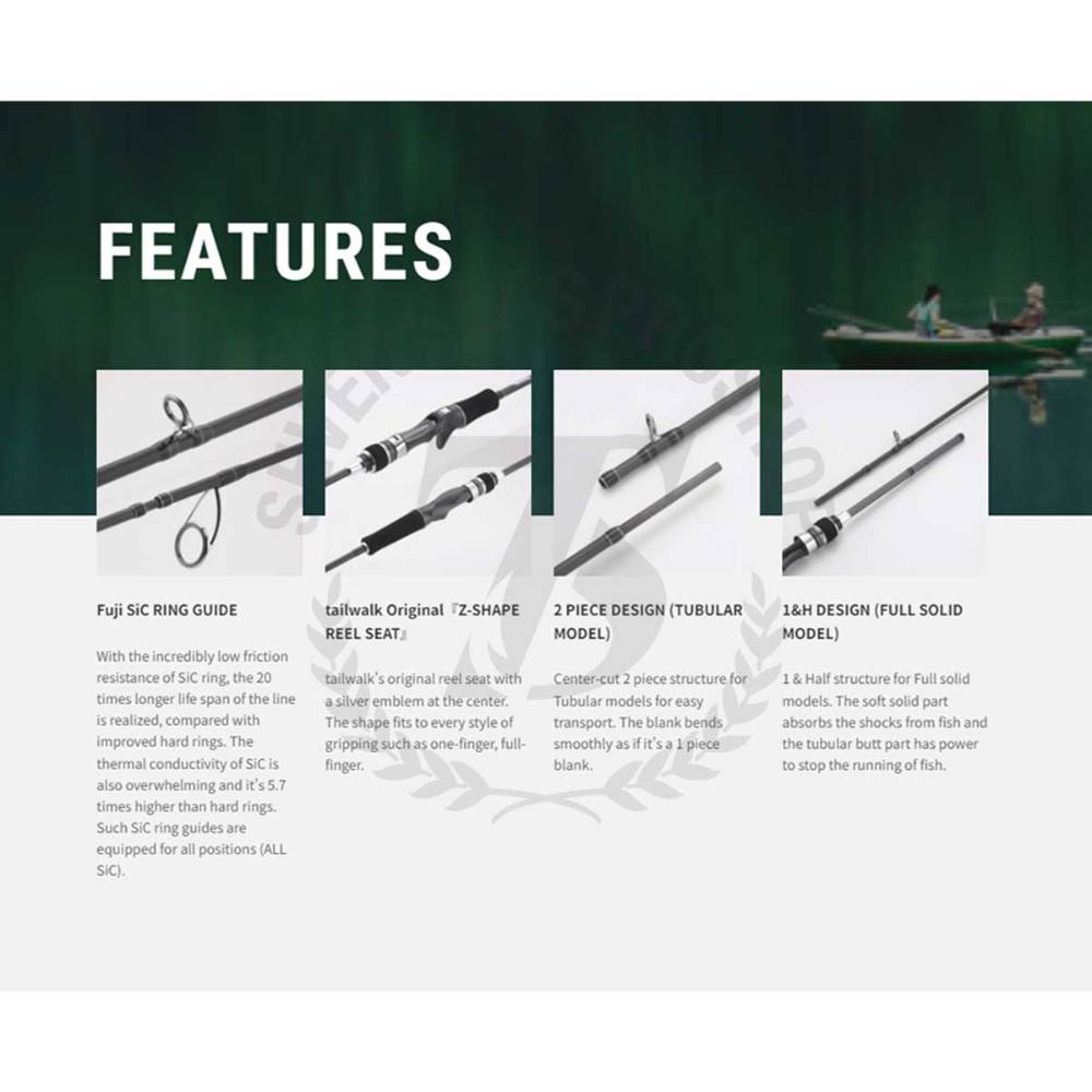 美品　tailwalk L-JIGGYS SSD S640/FSL Tailwalk L-Jiggys SSD S640/FSL (Spinning 1 Piece)