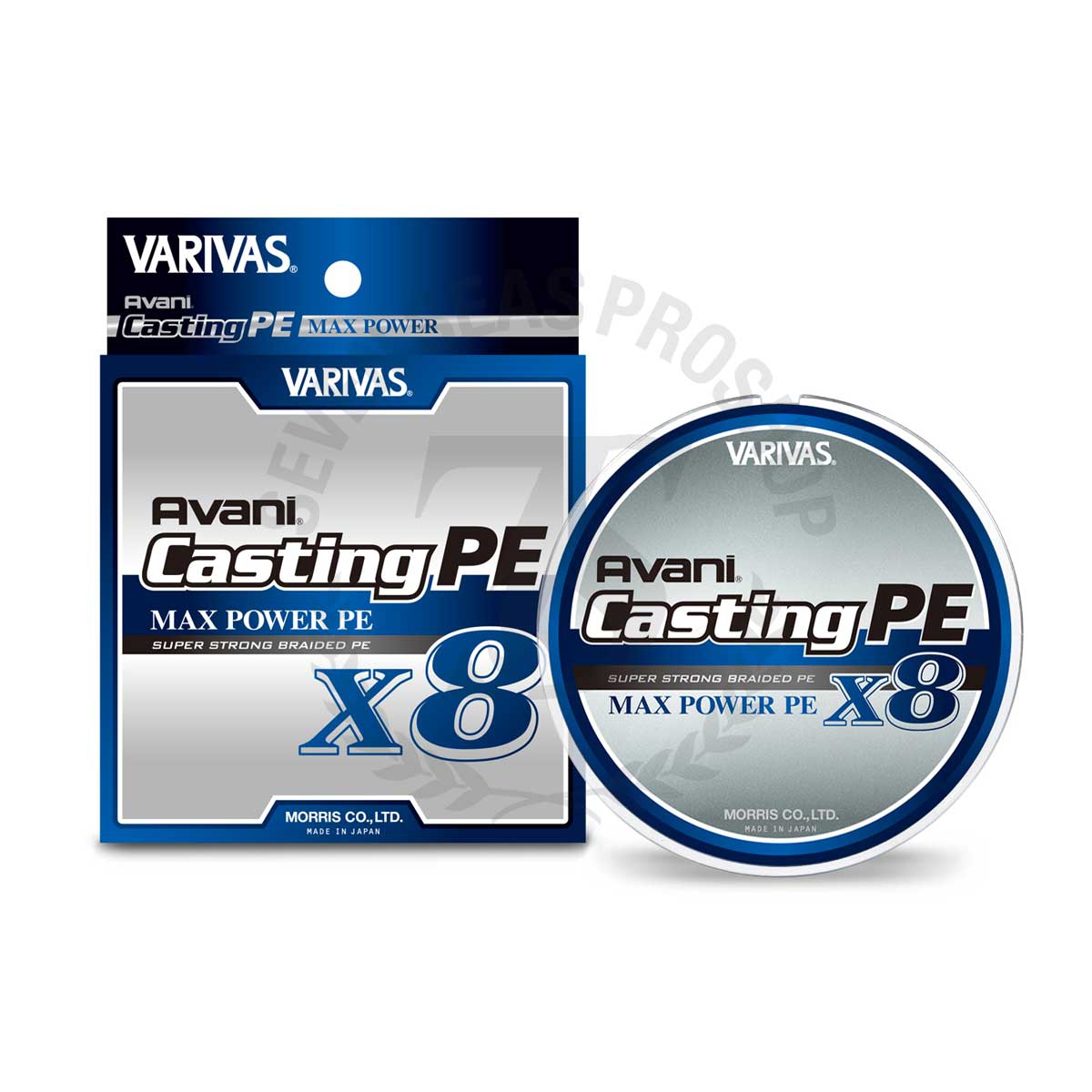 Varivas Avani Casting PE Max Power PE X8 300m #PE-3 (White
