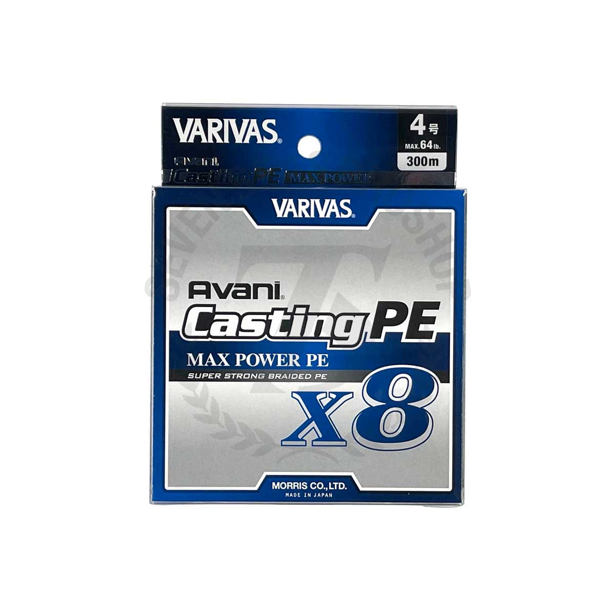 Varivas Avani Casting PE Max Power PE X8 300m #PE-4 (White