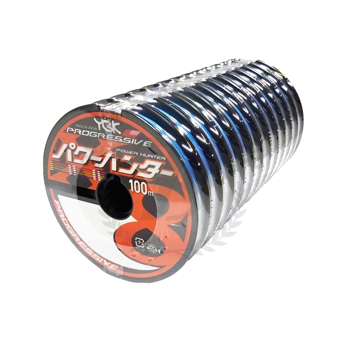 YGK Power Hunter progressive X8 100m #PE-8 (Multi Color)*สาย YGK Power Hunter progressive X8 100m #PE-8 (Multi Color)*สาย