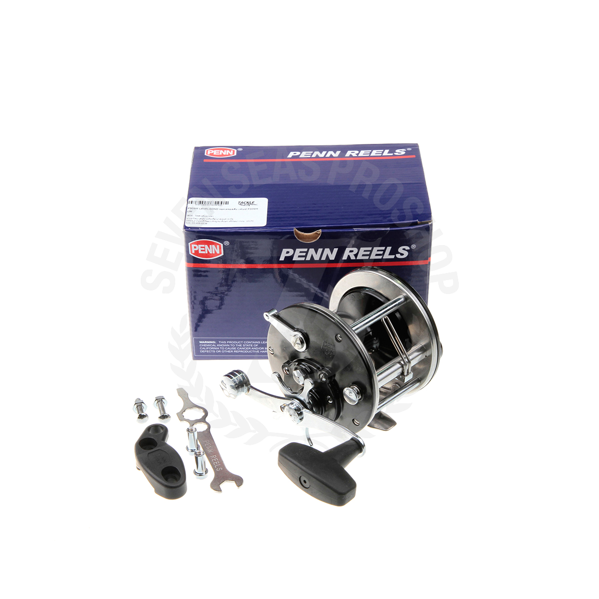 NEW OLD STOCK UNUSED VTG Penn 309m Level Wind w/papers, tools, box