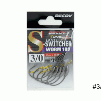Decoy 102S Switcher Mid Weighted Hooks Size 5/0 , 2.2grams (2181